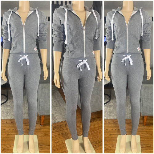 Your Favorite Jogger Set (Gray)