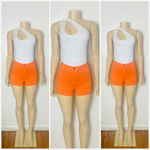 Superrrr Stretch Shorts (Orange)