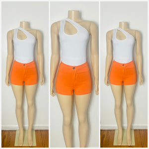 Superrrr Stretch Shorts (Orange)