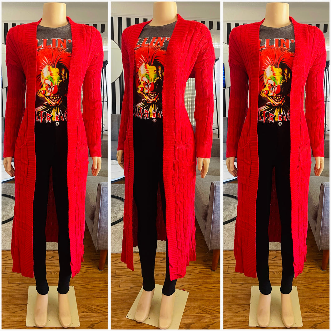 Fall Cardigan (Red)